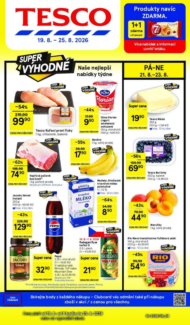 Tesco leták 19.-25.8.
