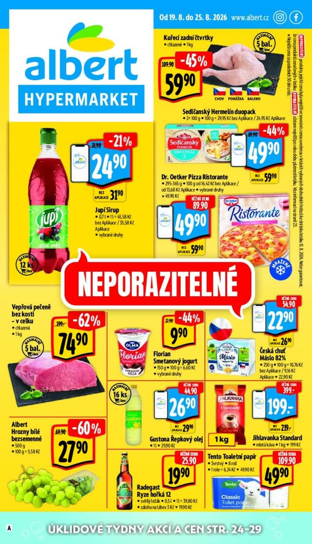 Albert hypermarket leták 19.-25.8.