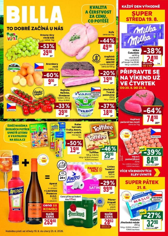 Billa leták 19.-25.8.