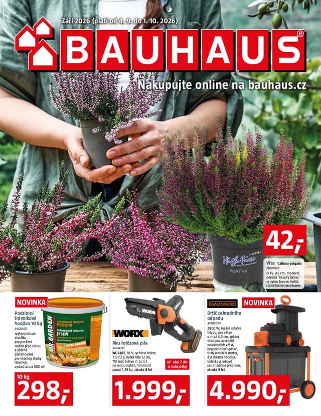 Bauhaus leták 4.9. - 1.10.