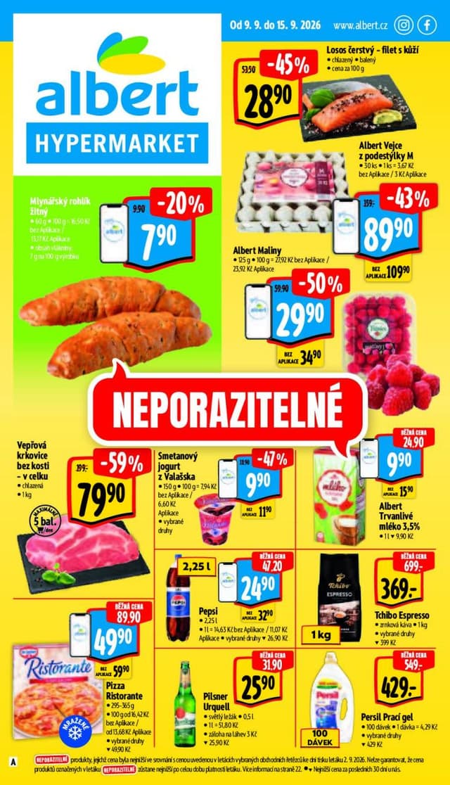 Albert hypermarket leták 9.-15.9.