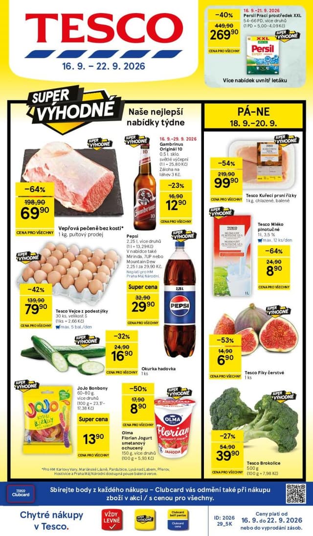 Tesco leták 16.-22.9.