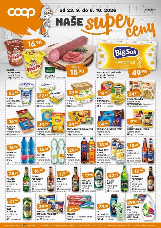 Coop leták 23.9. - 6.10.