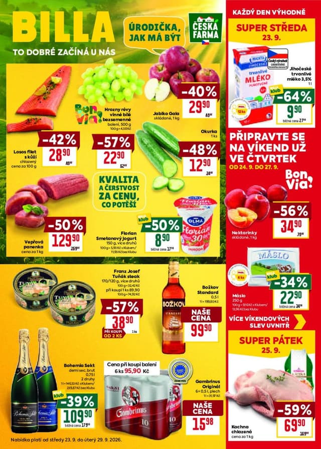 Billa leták 23.-29.9.
