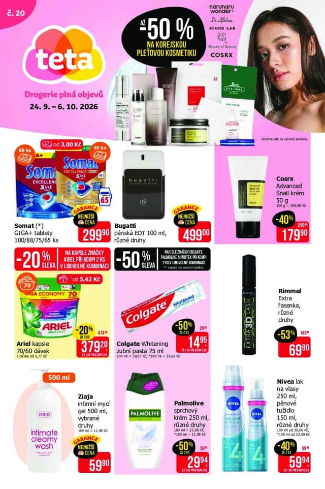 Teta drogerie leták 24.9. - 6.10.