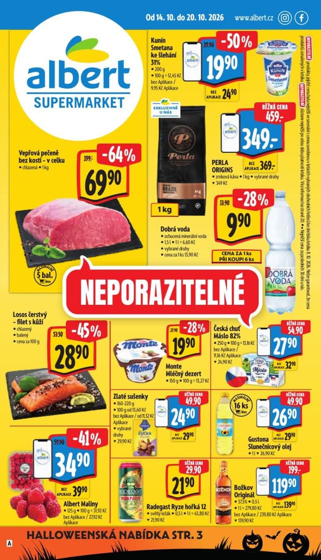 Albert supermarket leták 14.-20.10.