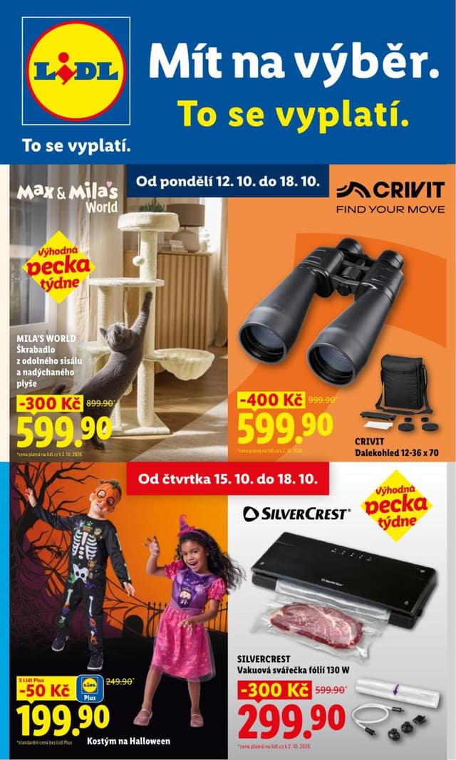 Lidl leták Spotřební zboží 12.-18.10.