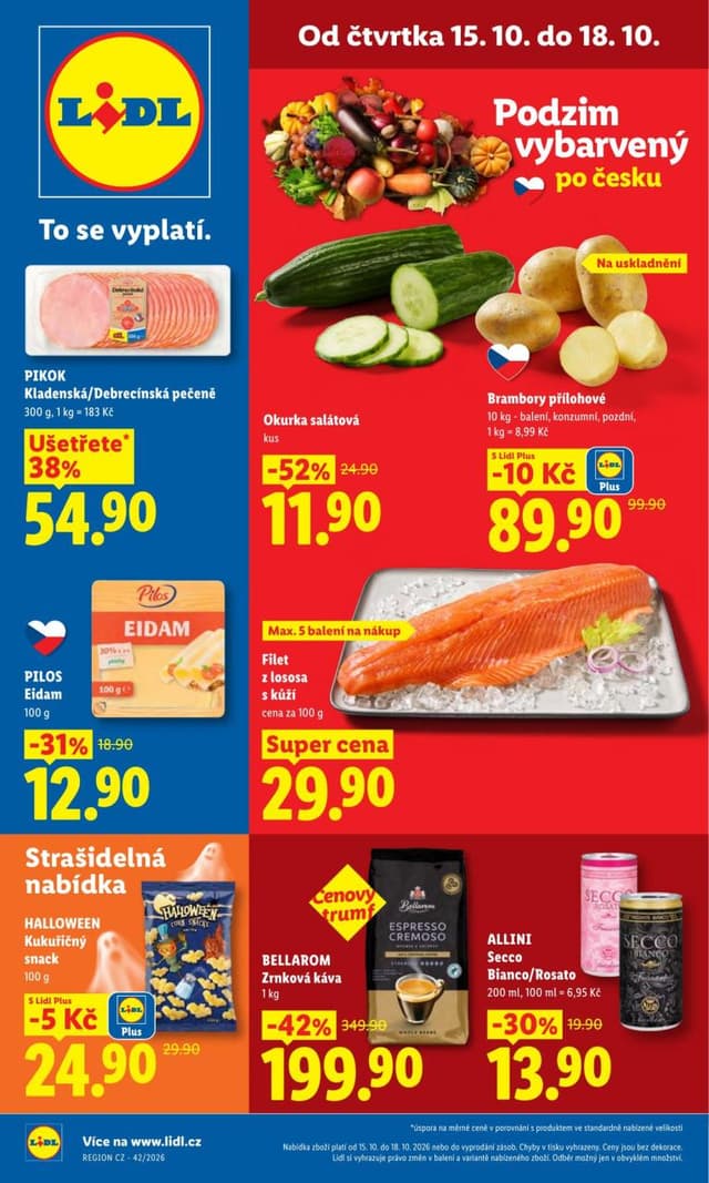 Lidl leták 15.-18.10.