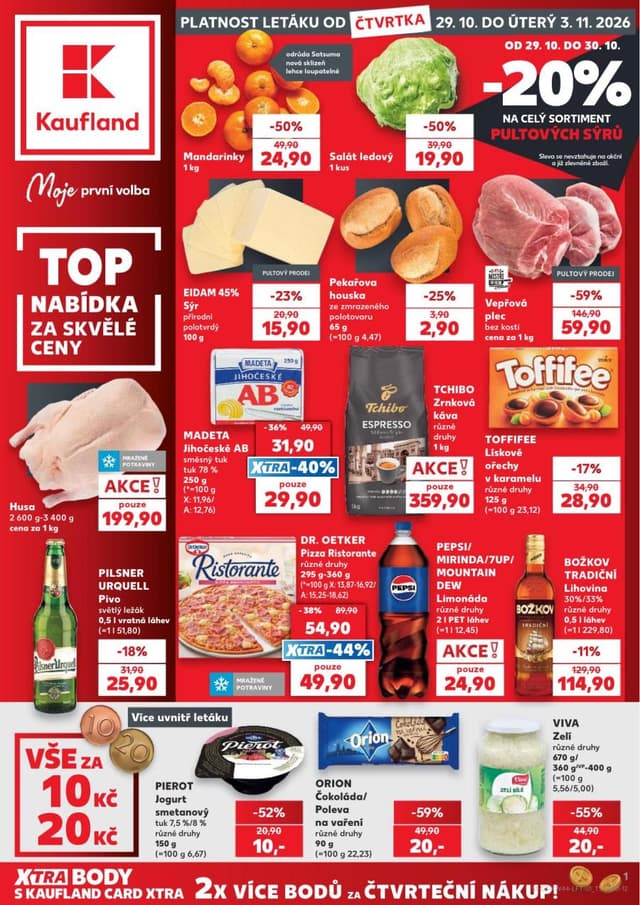 Kaufland leták 29.10. - 3.11.