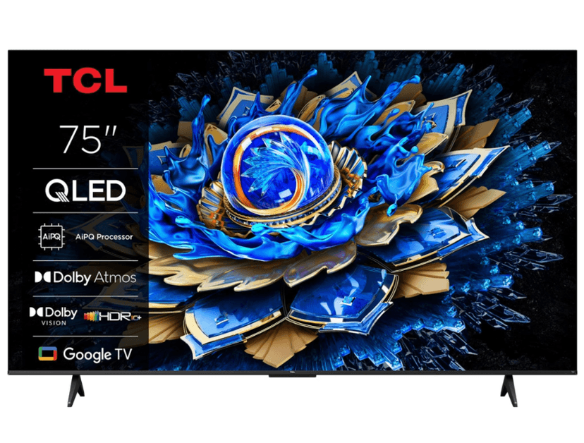 4K QLED Google TV, 191 cm, Atmos, TCL