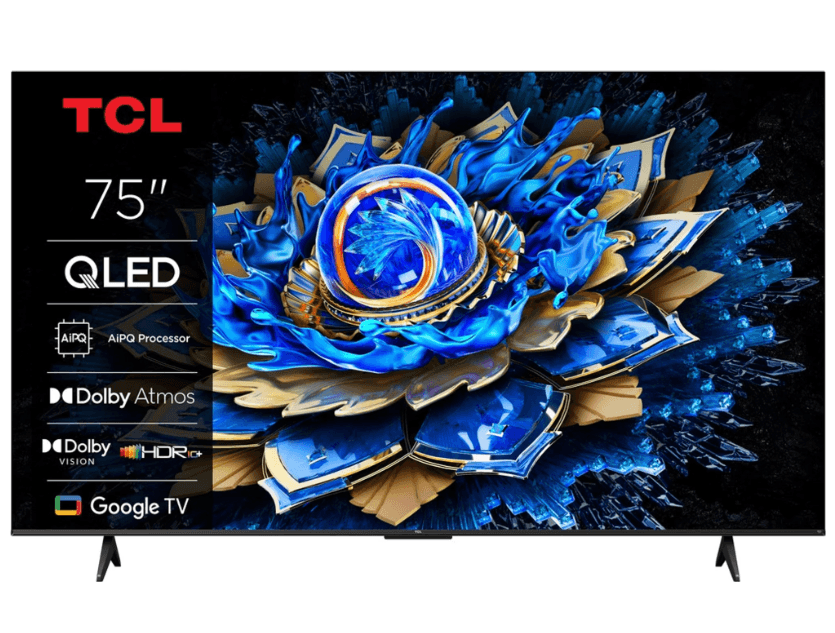 4K QLED Google TV, 191 cm, Atmos, TCL