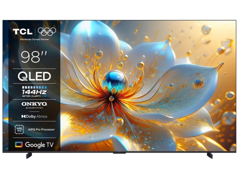 4K QLED Smart TV, 249 cm, 120Hz, TCL