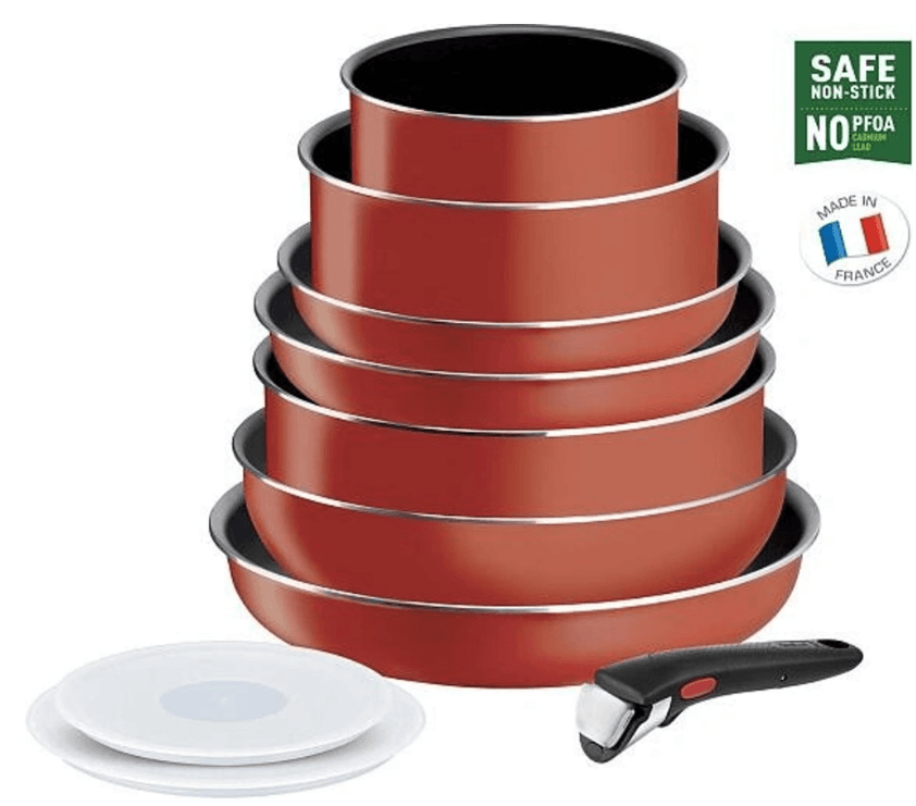 10 dílná sada Tefal Ingenio Easy Cook & Clean, ne indukce