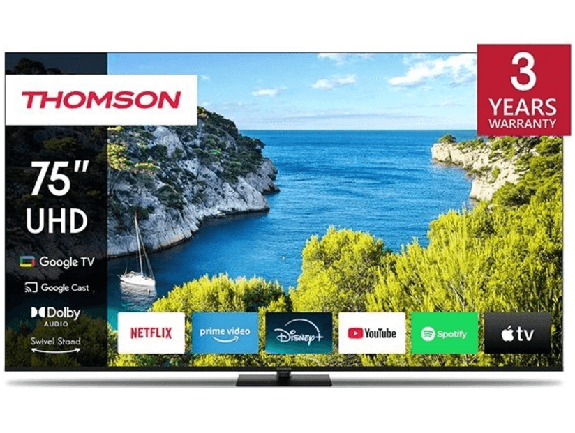 4K Google TV, 191 cm, Thomson