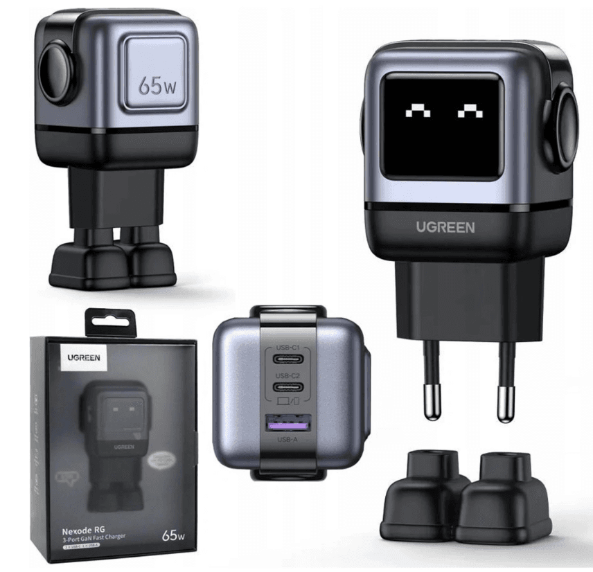 Síťová GaN nabíječka Ugreen Nexode RG 65 W