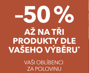 Yves Rocher - sleva 50% na nákup 3 produktů