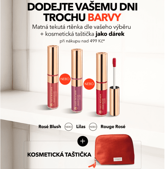 Yves-Rocher - hodnotný dárek k nákupu nad 499