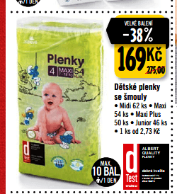 Albert Quality plenky (se šmouly) - velké balení