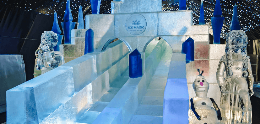 Ledové sochy na Čerňáku: Ice Magic, největší ledová výstava v Česku