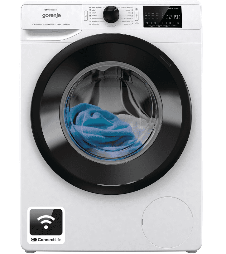 Parní pračka Gorenje 8kg, 1400 ot., Wifi