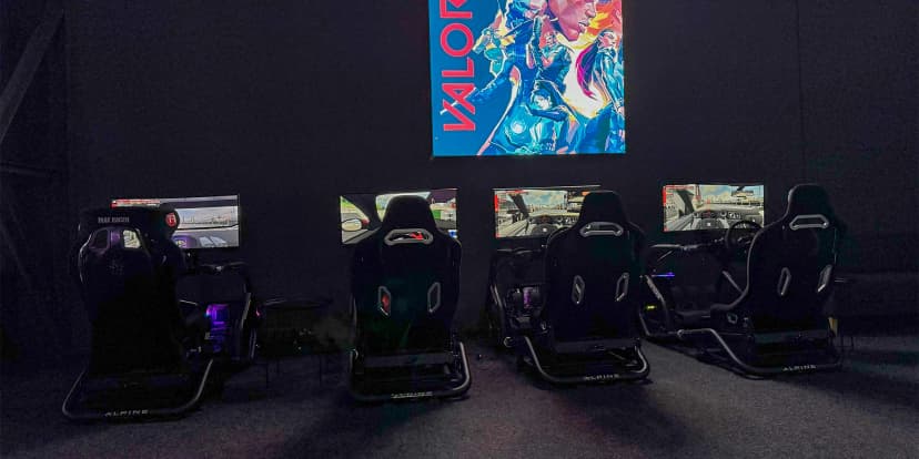 Hodina na špičkových závodních simulátorech pro 2 nebo 4 osoby