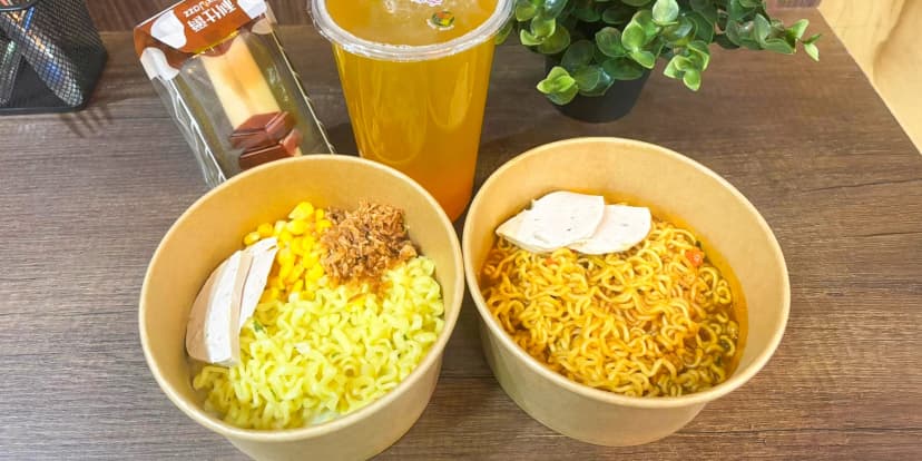 Ramen a bubble tea dle vlastního výběru i dezert pro 1 či 2 osoby