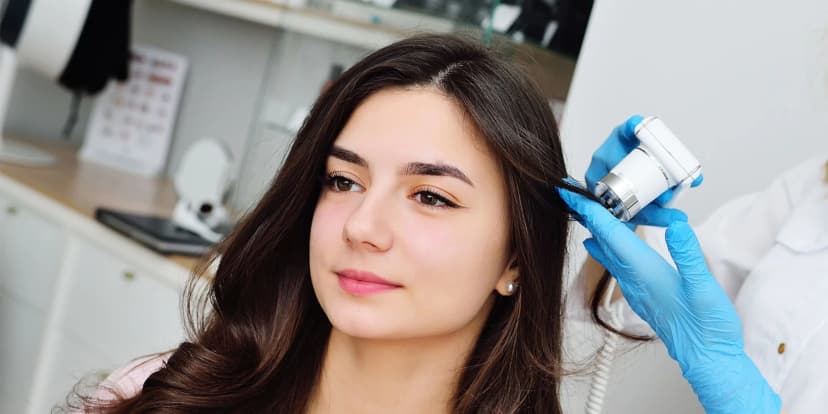 Profesionální diagnostické vyšetření vlasové pokožky s konzultací