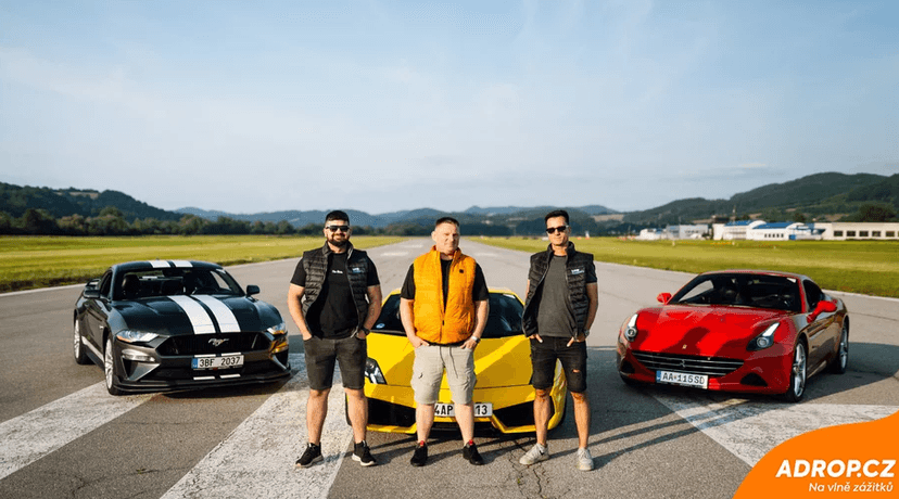 Zážitková jízda v nejlepších supersportech na okruhu Sosnová