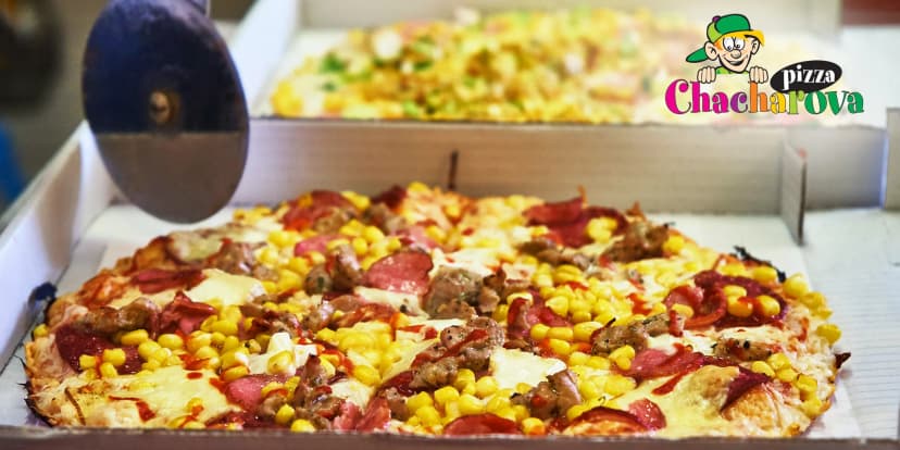 2 poctivé Chacharovy pizzy: výběr ze 16 druhů, rozvoz až k vám domů