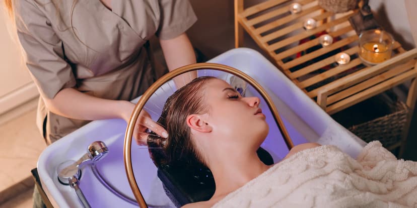 Balíčky s head spa, střihem, barvením vlasů i laminací řas a obočí