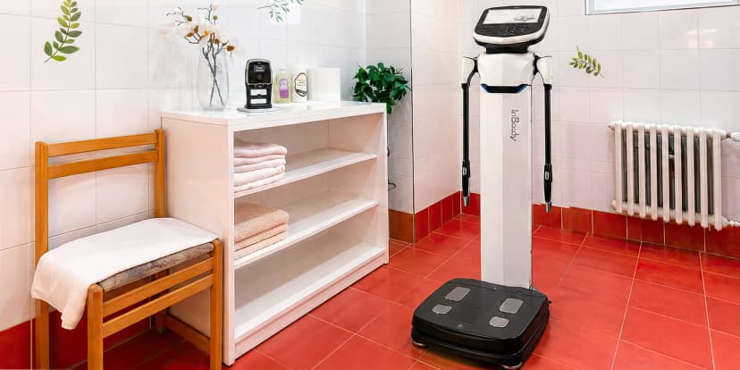 Měření těla a síly stisku přístrojem InBody i vstup do wellness