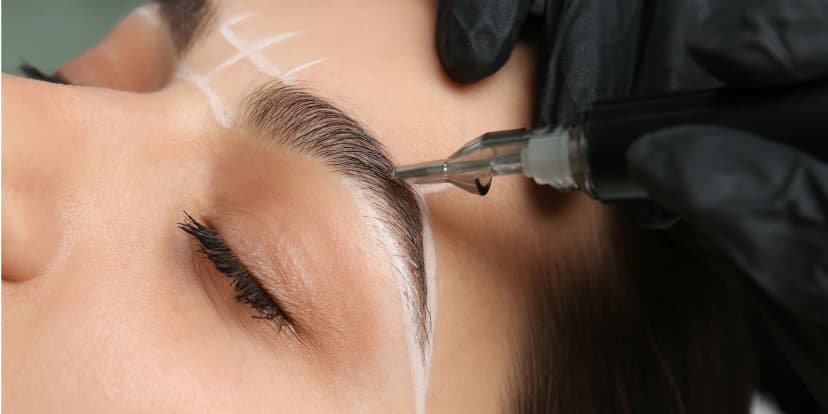 Permanentní make-up: oční linky, obočí pudrovou metodou i výplň rtů
