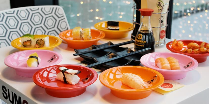 All you can eat: 1,5hodinová running sushi hostina v OC Novodvorská Plaza