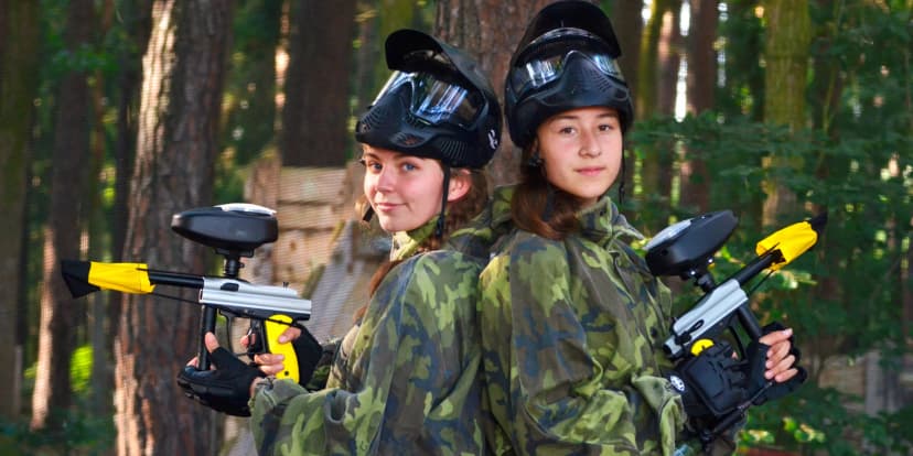 Paintballová přestřelka na lesním hřišti u Tábora: Junior verze až pro 8 hráčů, 2–4 hodiny