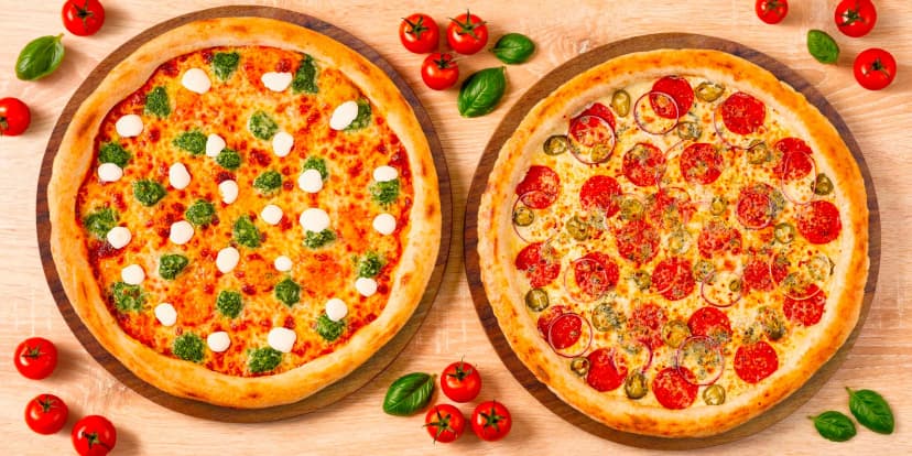 Za dobrotou do Nuslí: 1 nebo 2 pizzy dle výběru, s čedarovým okrajem a nápojem