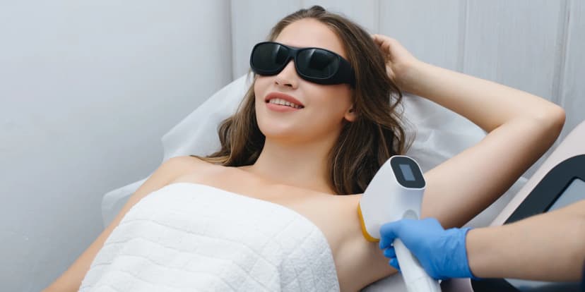 Dámská laserová epilace: brada, horní ret, podpaží, ruce, nohy i bikiny