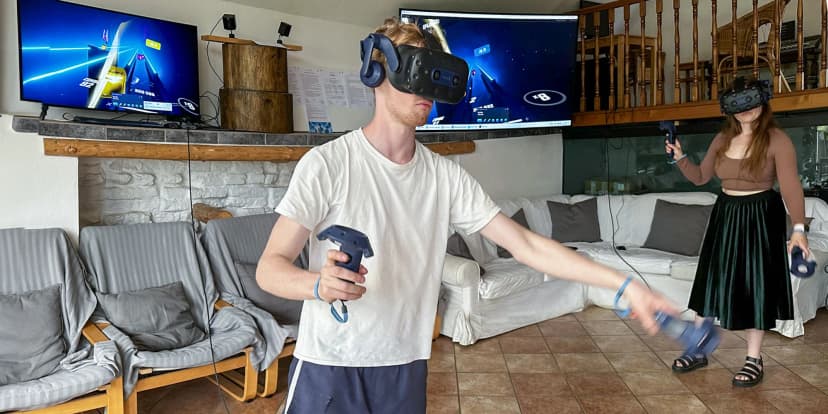 Virtuální realita: půjčení 1 nebo 2 setů až na 2 hodiny, na výběr přes 60 různých her