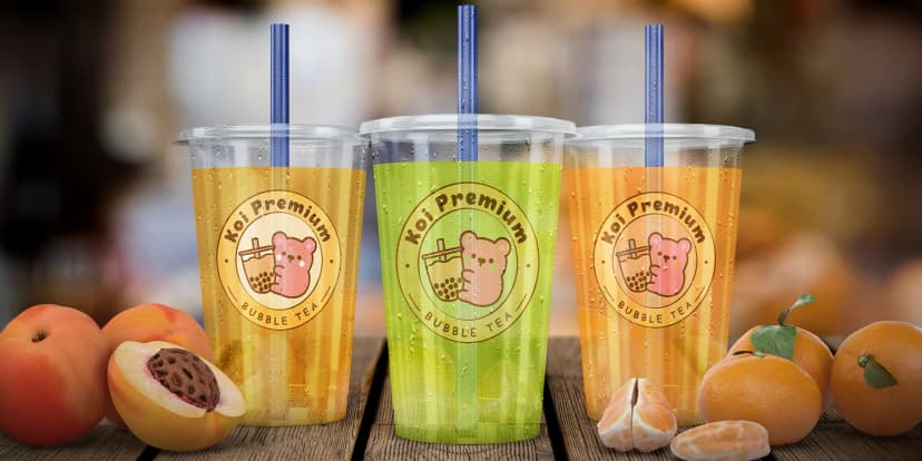Bubble tea (500 či 700 ml) s toppingem a Bánh mì bageta pro jednoho