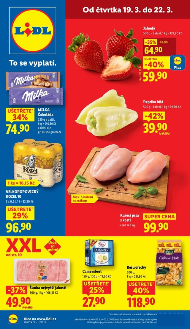 Lidl leták 19.-22.3.