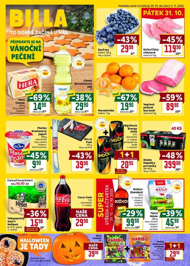 Billa leták 29.10. - 4.11.