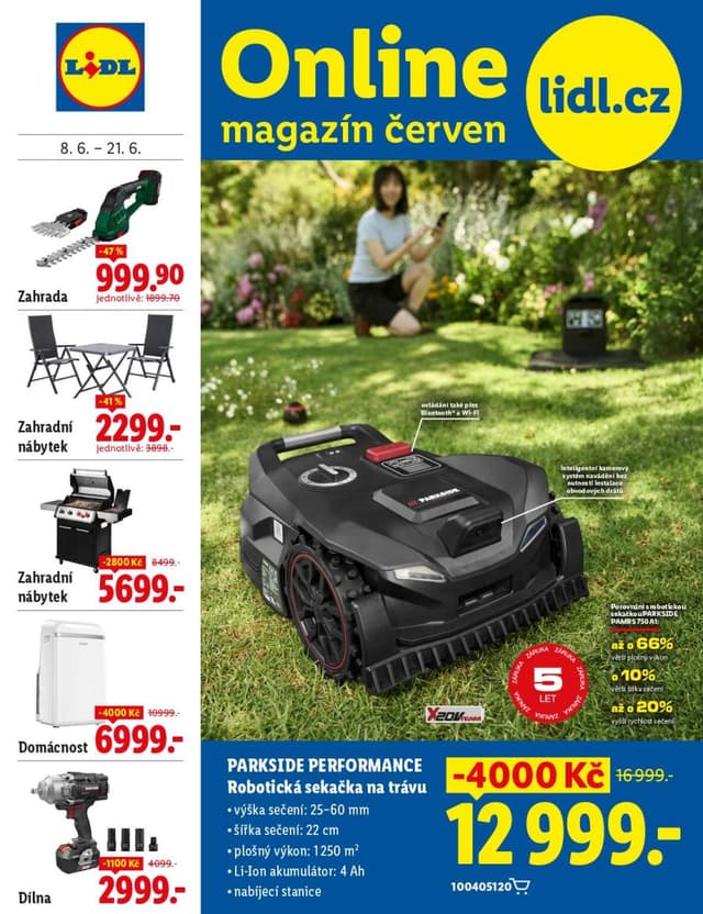 Lidl leták červnové nabídky 8.-21.6.
