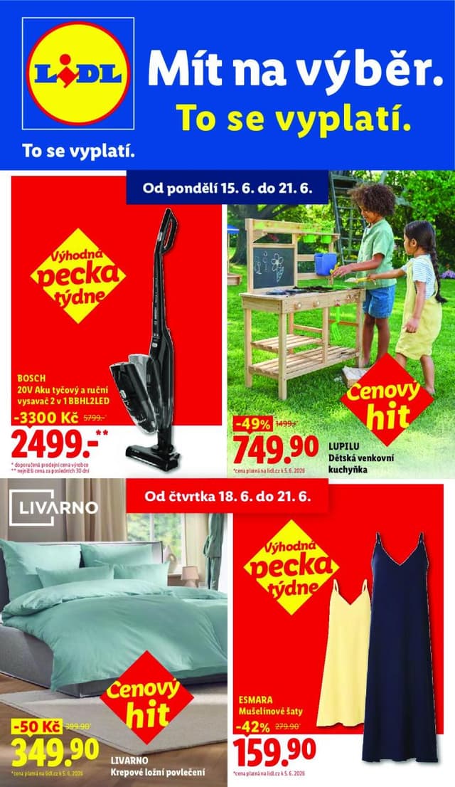 Lidl leták Spotřební zboží 15.-21.6.
