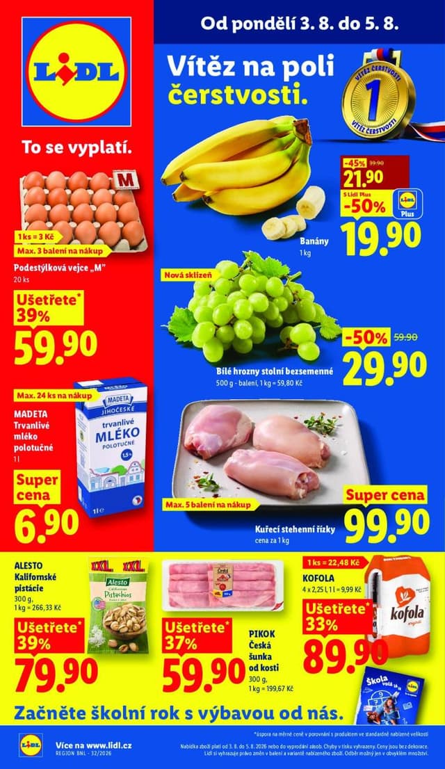 Lidl leták 3.-5.8.