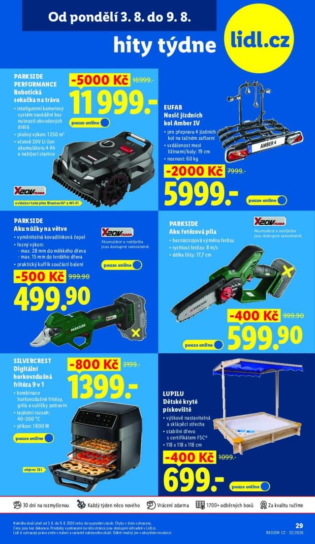 Lidl leták Eshop 3.-9.8.