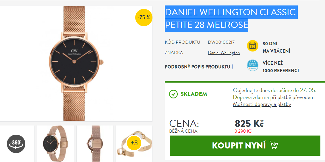 Daniel wellington timestore 2025