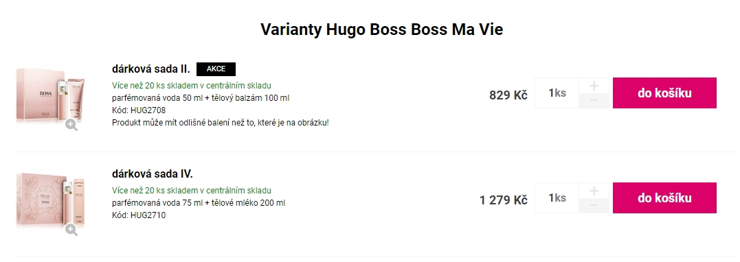 Notino hugo boss ma vie hotsell