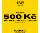 Humanic - sleva 500 Kč z nákupu nad 2500 | Humanic