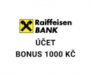 Raiffeisenbank - odměna 1000 Kč za zřízení účtu | Raiffeisen