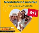 Vlak do Chorvatska 3+1 zdarma | Regiojet
