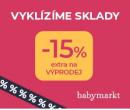 Babymarkt - extra kupón -15% na Výprodej | BabyMarkt